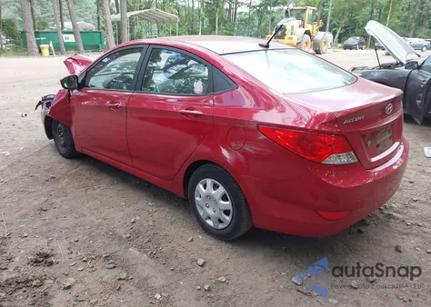 2014 Hyundai Accent Gls from USA, damaged, VIN KMHCT4AE3EU759727